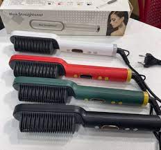 برس حرارتی اتو مو با نوار رنگی صاف کننده Straight Comb FH-909
